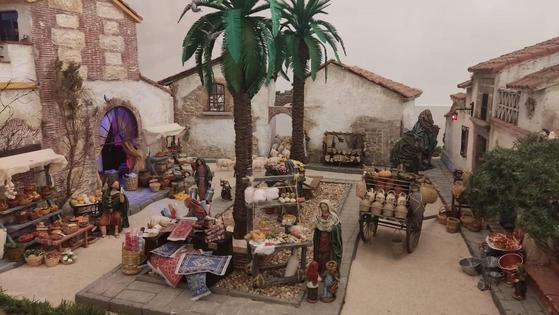 Un belén monumental recrea la Villanueva del siglo XIX