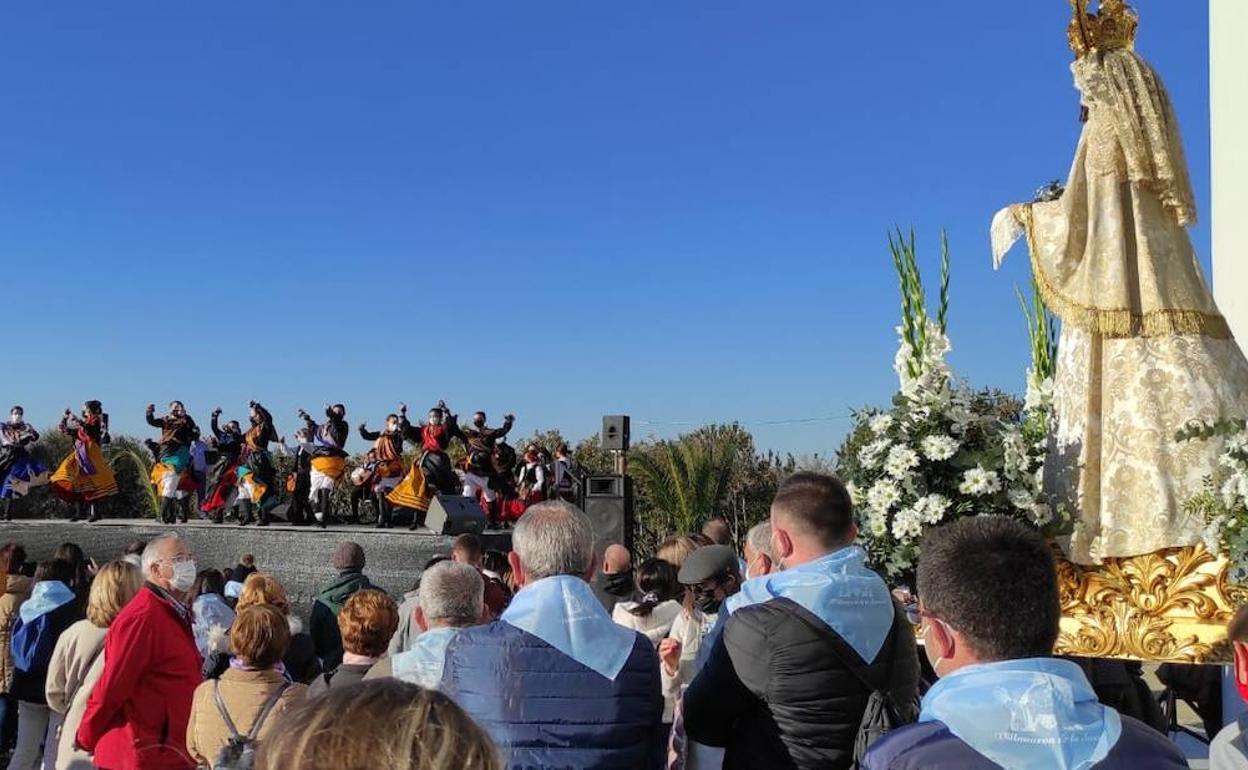 La Virgen de la Aurora regresa este sábado a la iglesia de la Asunción