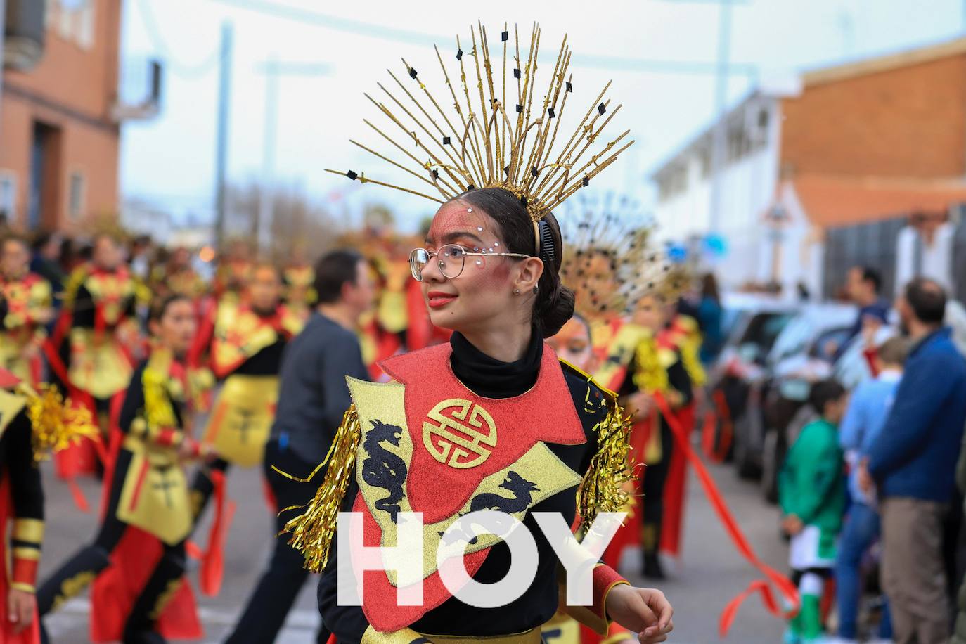 El desfile se celebró este sábado con final en la plaza de España. 