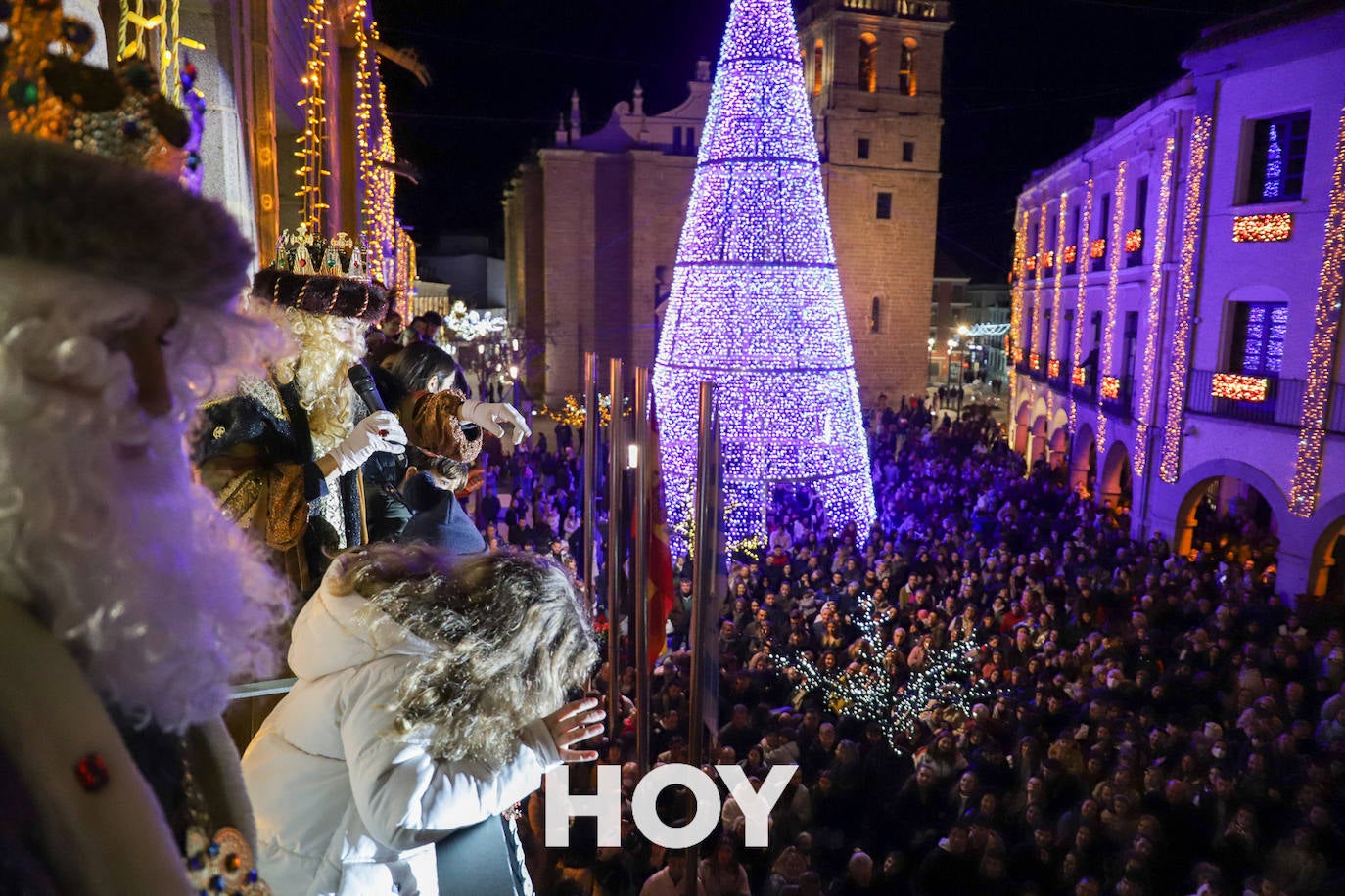 Así fue la llegada de los Reyes Magos a Villanueva