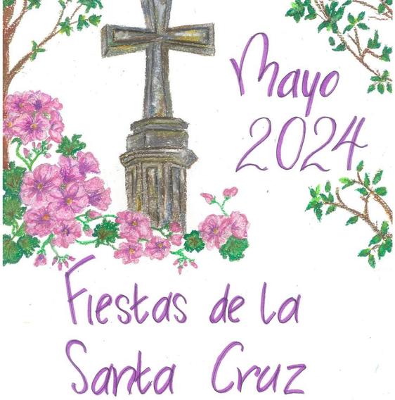 Marta Ramos, ganadora del XX concurso de carteles de las fiestas de la Santa Cruz