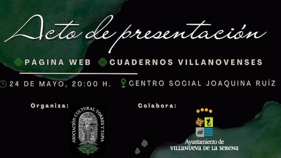 La Asociación Cultural Torres y Tapia presenta hoy su nueva página web