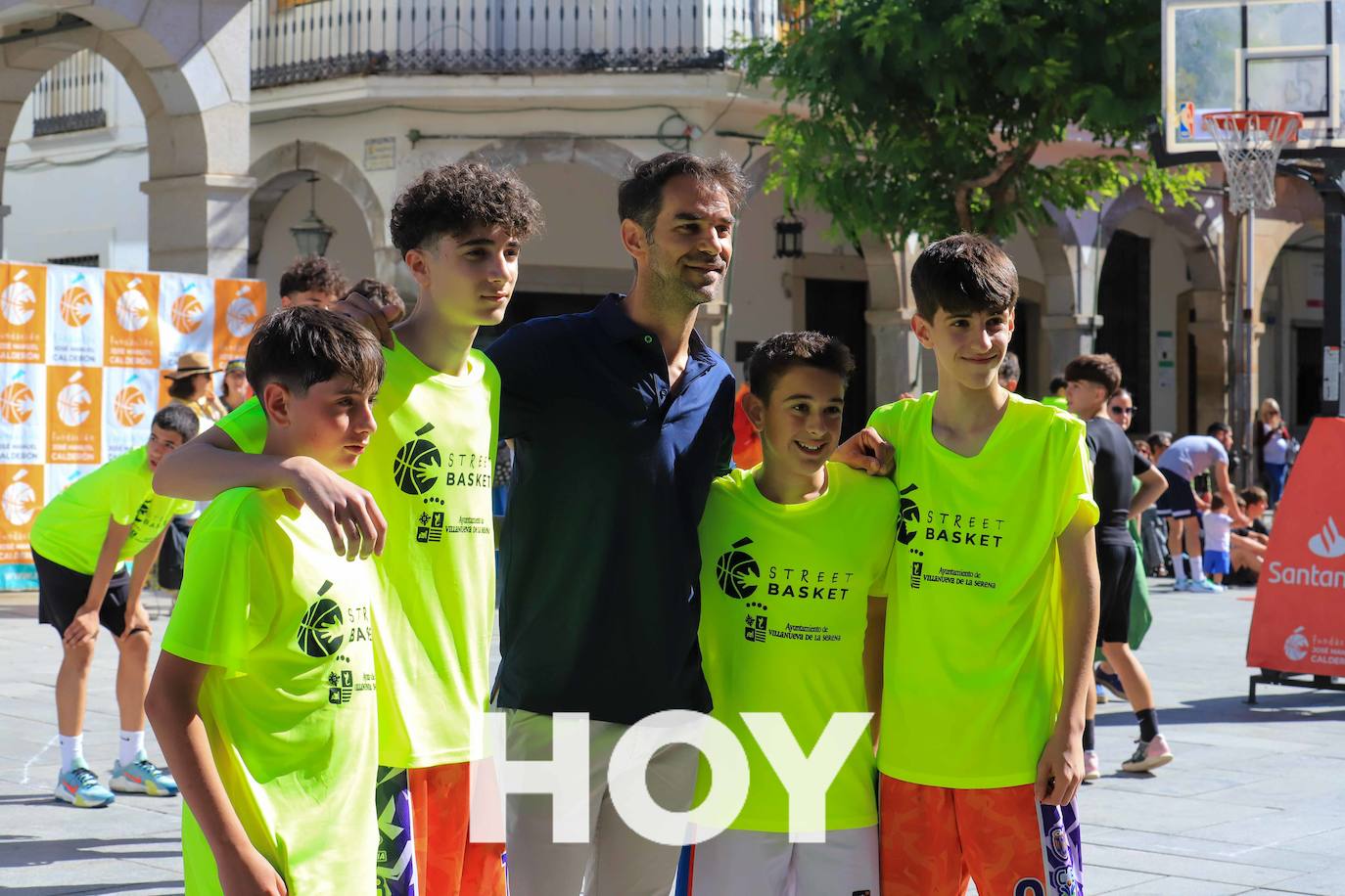 Calderón regresa a Villanueva para participar en la clausura de su circuito de 3x3