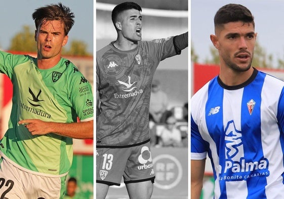 Josh Farrell, Álex Lázaro y Ruymán.