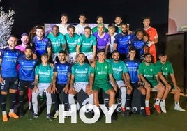 Presentación de las equipaciones del Villanovense masculino y femenino