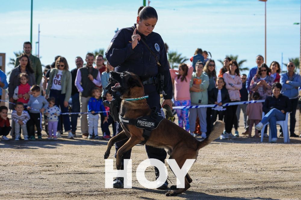 La Policía Local presume de su Unidad Canina en su 175º aniversario