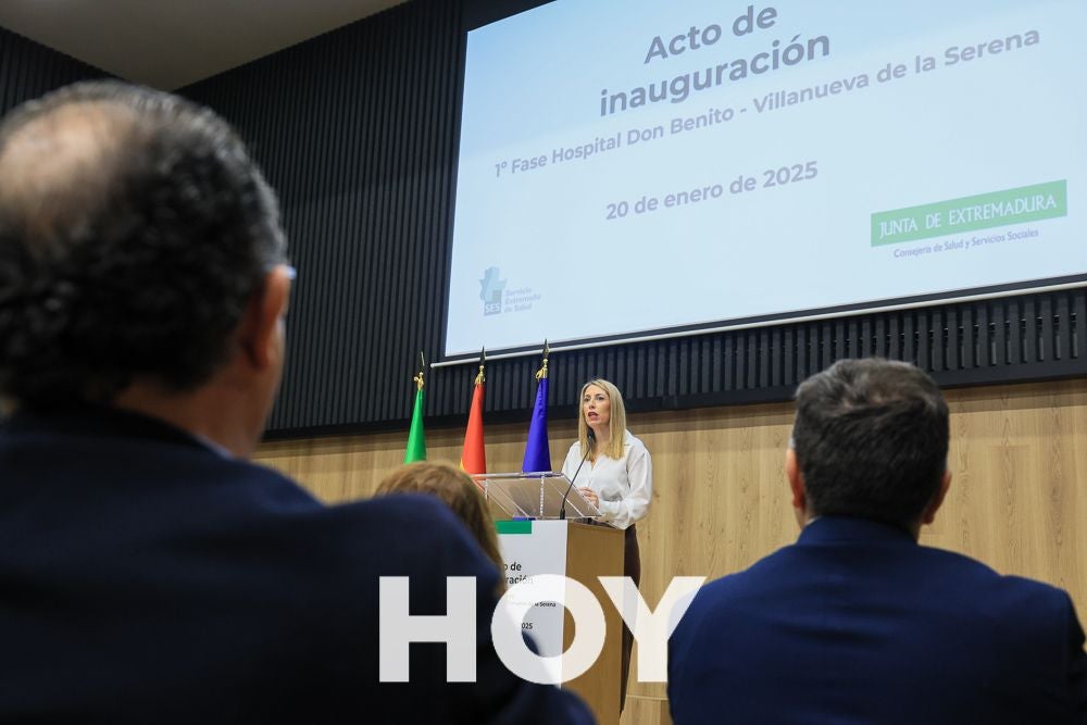La inauguración del primer módulo del hospital, en imágenes