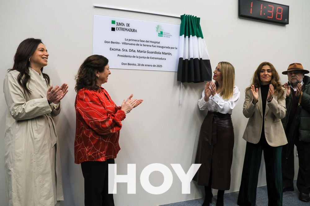 La inauguración del primer módulo del hospital, en imágenes