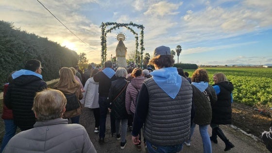 La Virgen de la Aurora regresa de su ermita
