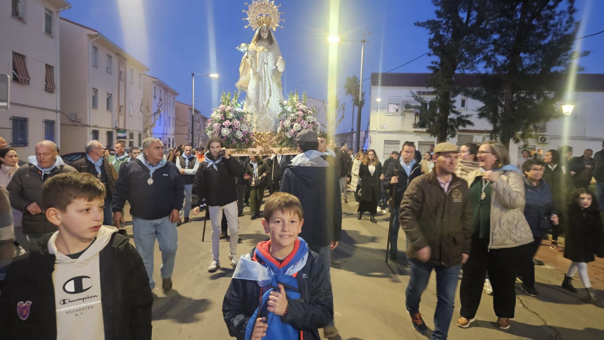 La Virgen de la Aurora regresa de su ermita