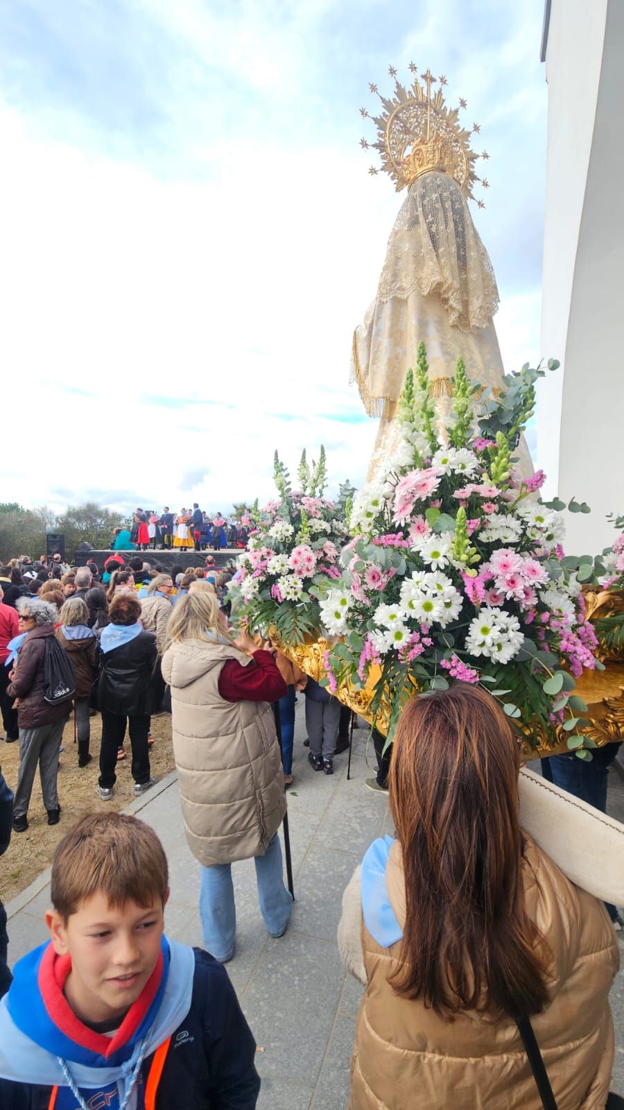 La Virgen de la Aurora regresa de su ermita