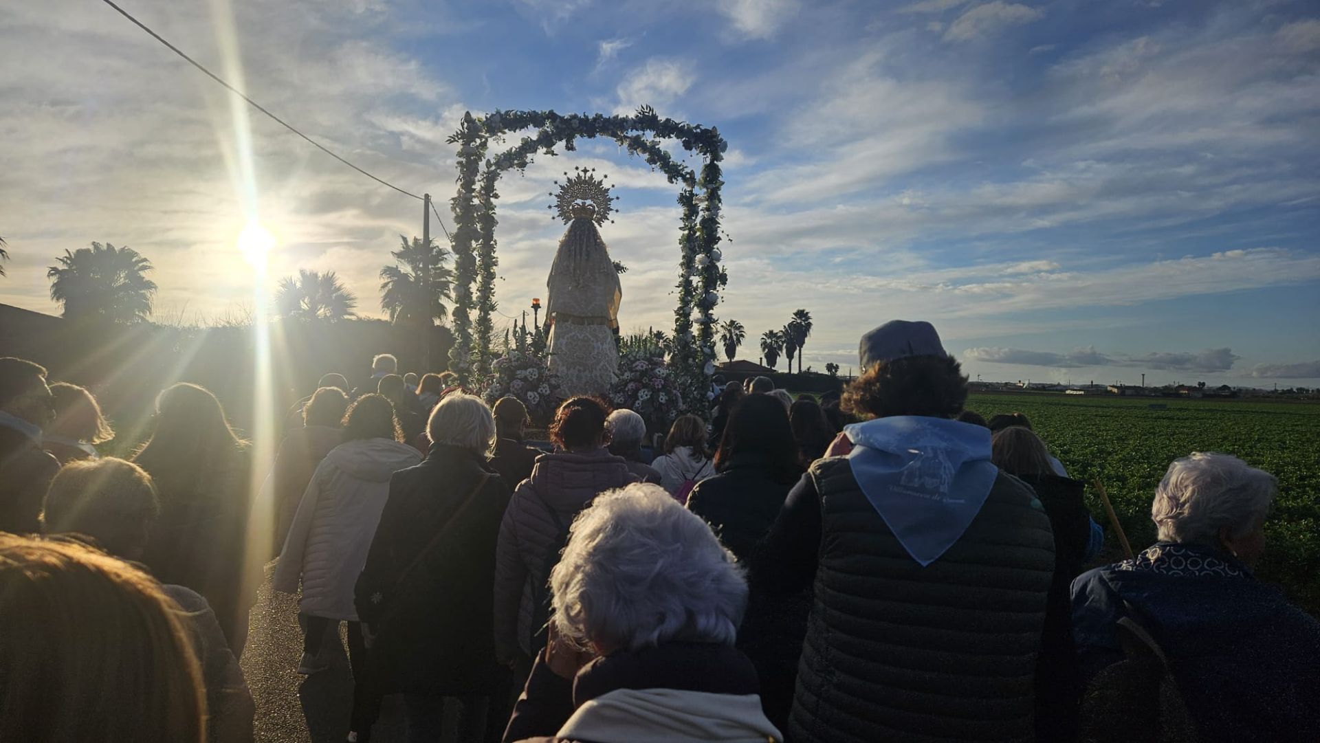 La Virgen de la Aurora regresa de su ermita