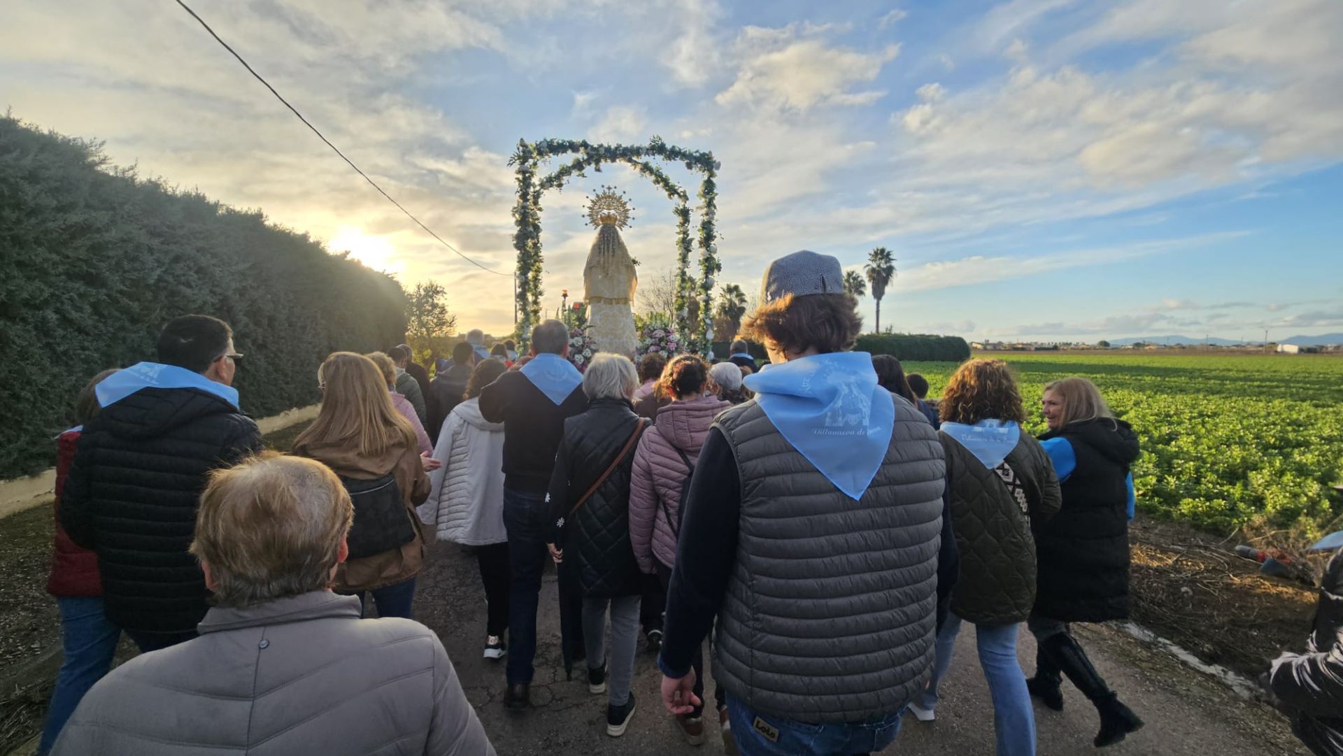 La Virgen de la Aurora regresa de su ermita