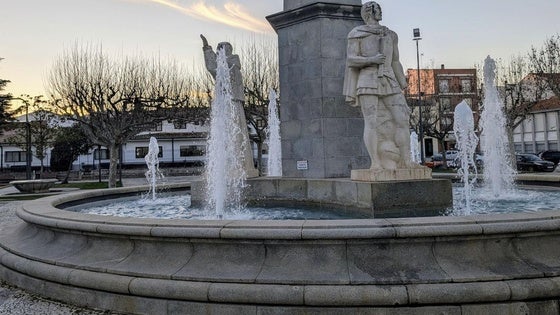 Las fuentes vuelven a funcionar en Conquistadores