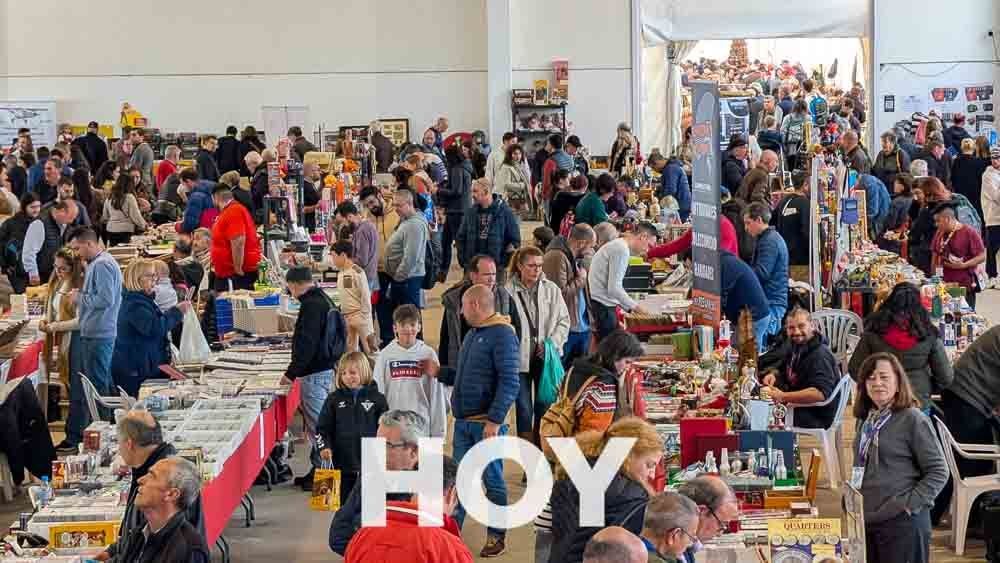 Gran ambiente en la Feria de Coleccionismo