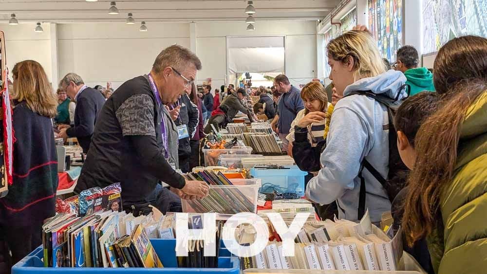 Gran ambiente en la Feria de Coleccionismo