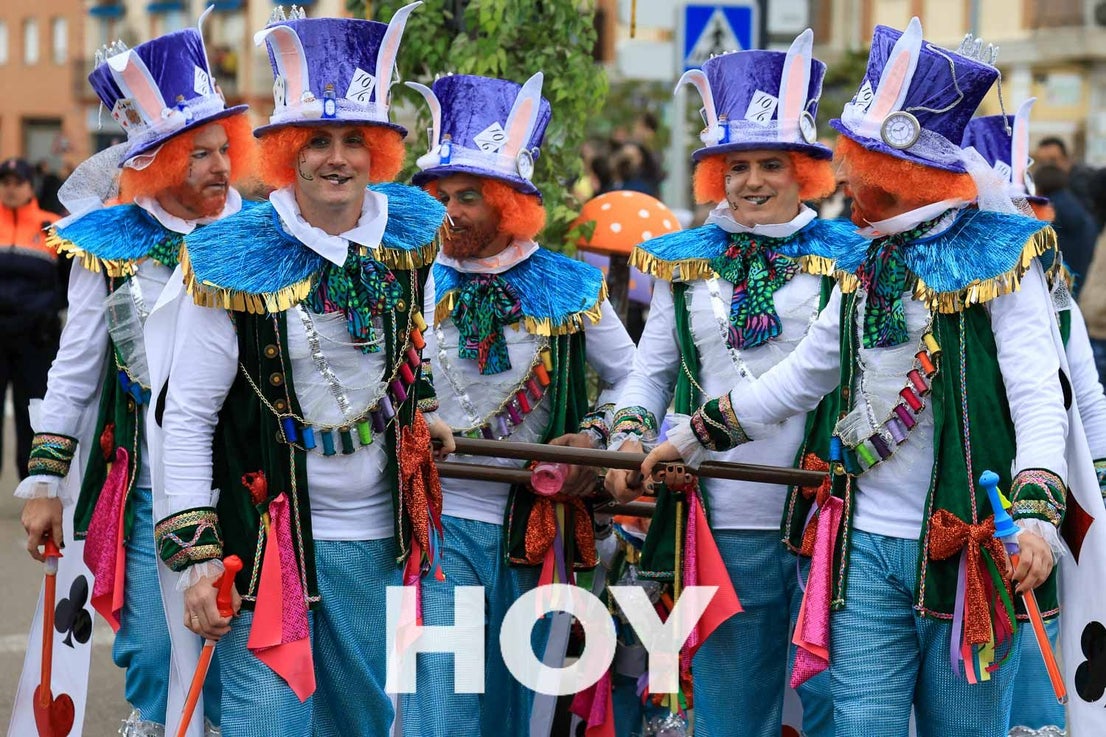 Algunas imágenes del desfile de carnaval en Villanueva