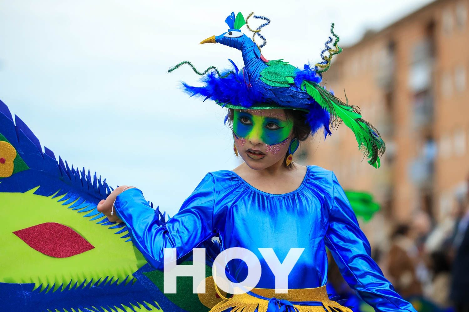 Algunas imágenes del desfile de carnaval en Villanueva