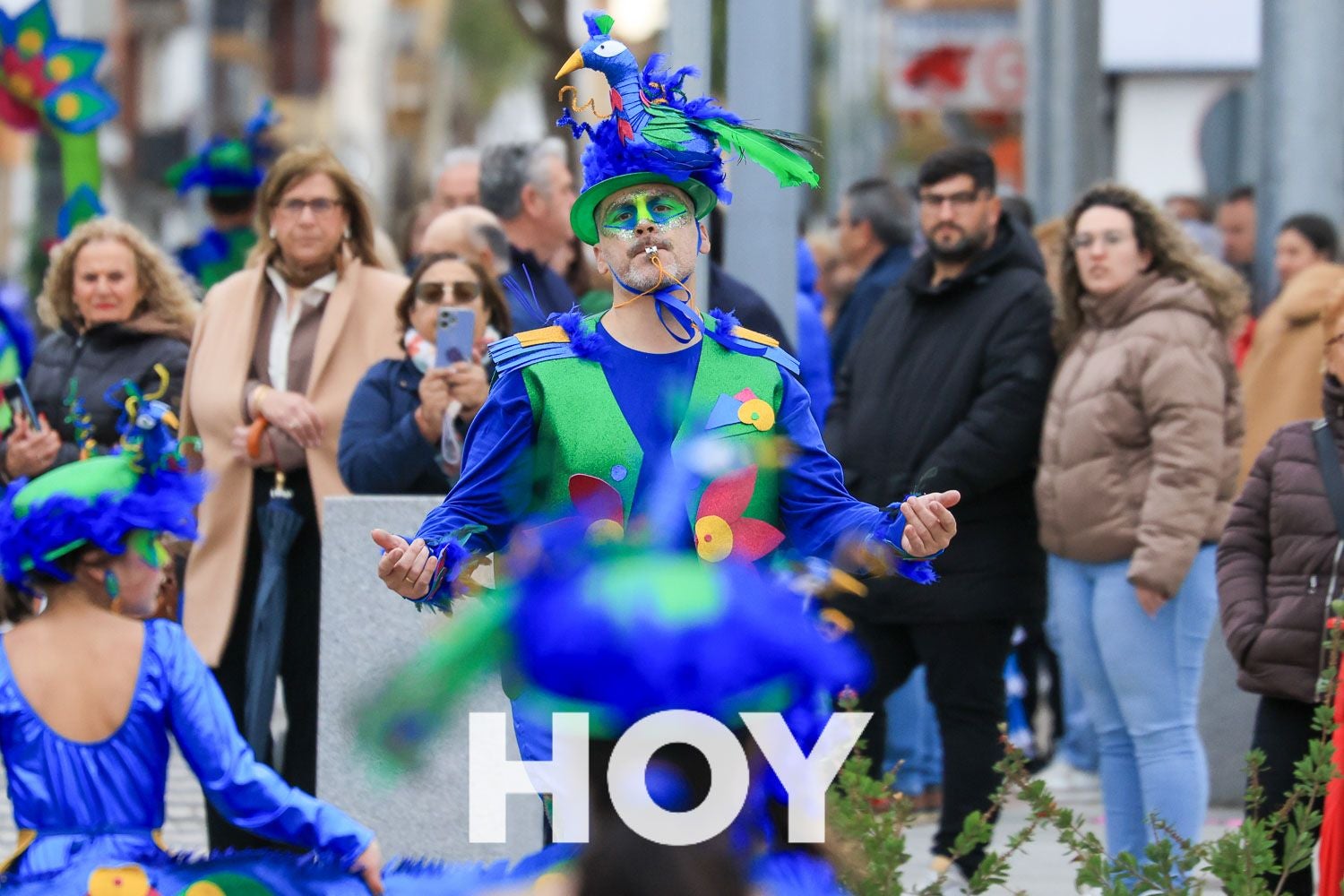 Algunas imágenes del desfile de carnaval en Villanueva