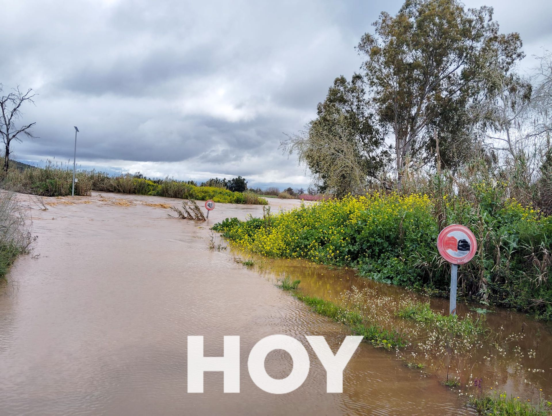 Inundaciones en el Badén y la zona del Arroyo del Molar