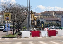 El carril bici no afectará a los aparcamientos en el polígono Cagancha