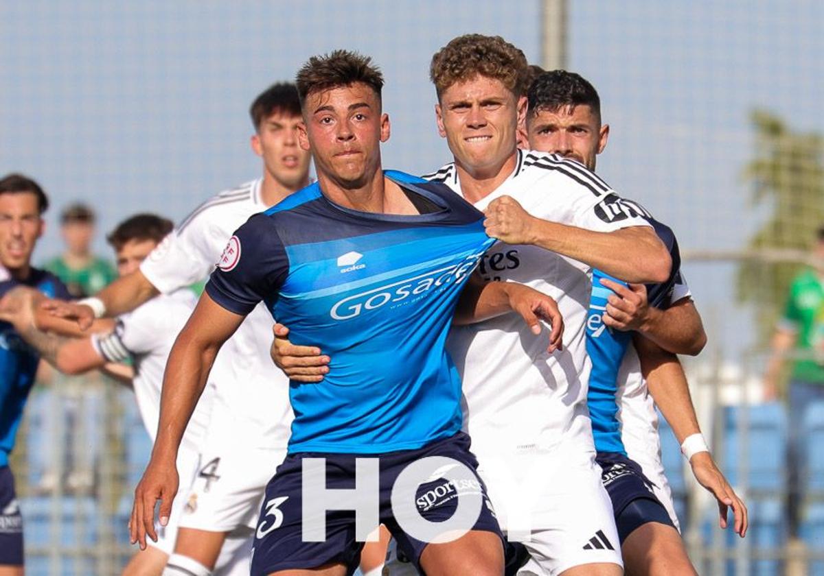 Las imágenes de la derrota del Villanovense contra el Madrid C