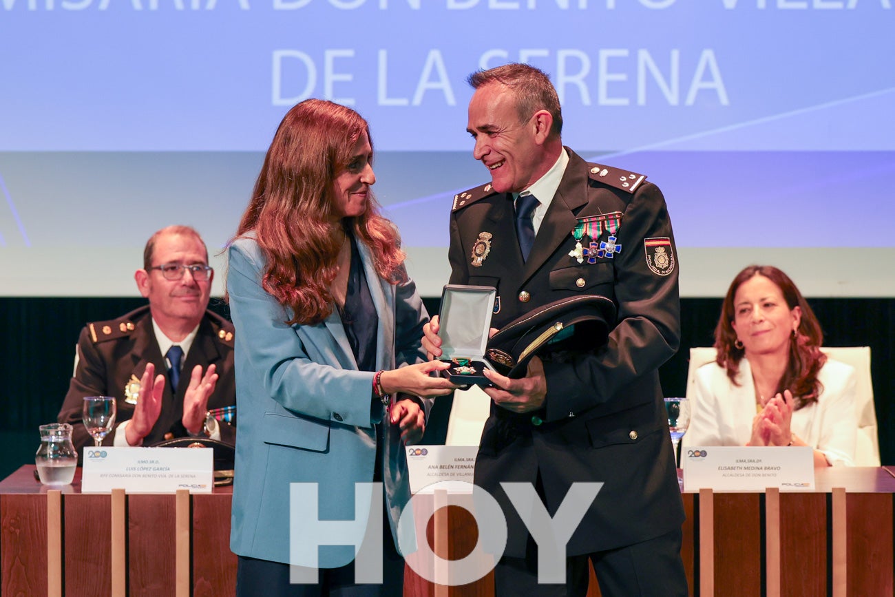 Celebración de los Ángeles Custodios en la comisaría Don Benito - Villanueva