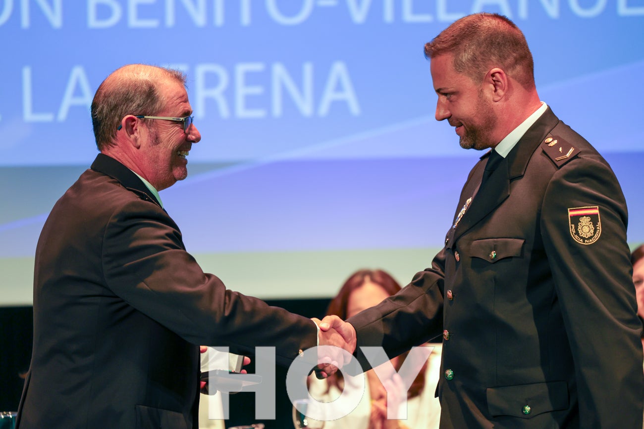 Celebración de los Ángeles Custodios en la comisaría Don Benito - Villanueva