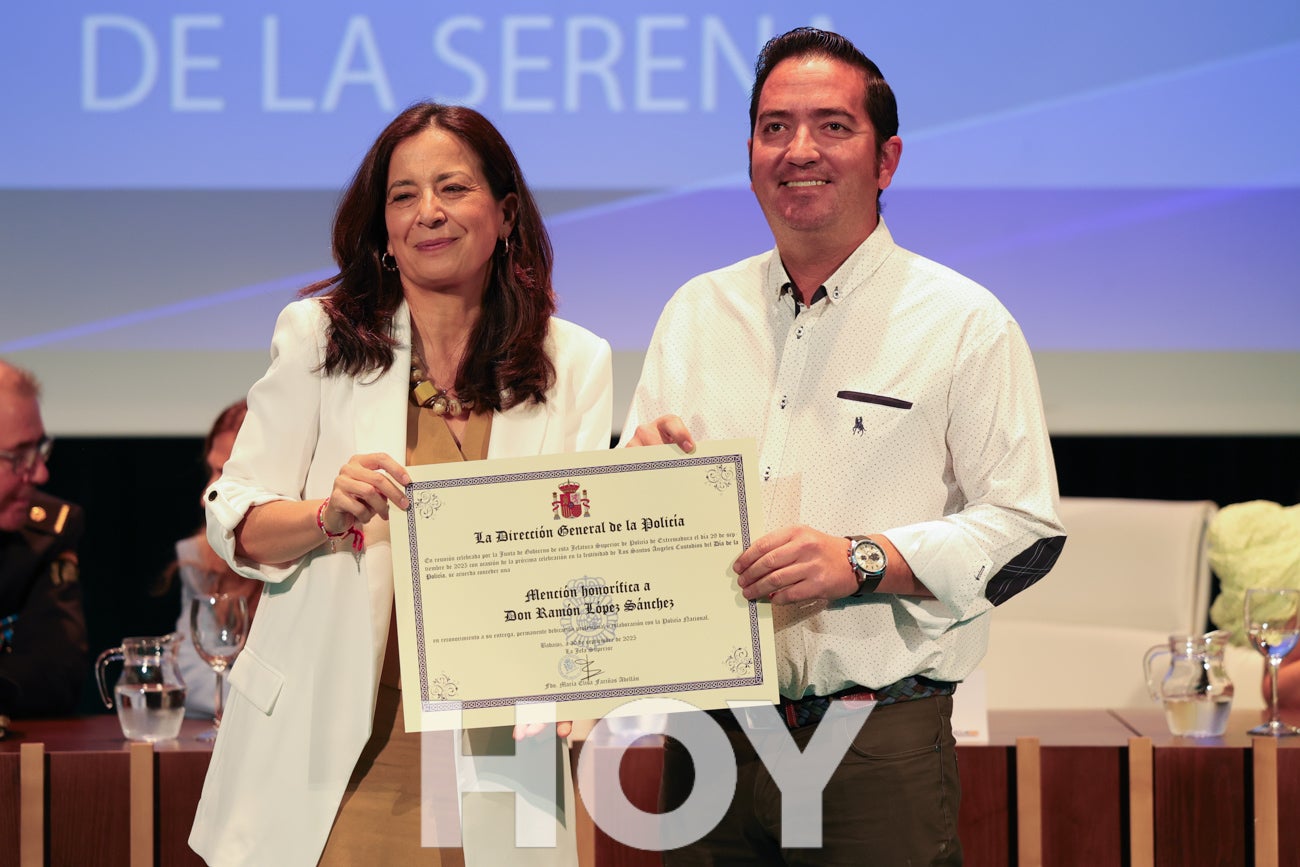 Celebración de los Ángeles Custodios en la comisaría Don Benito - Villanueva