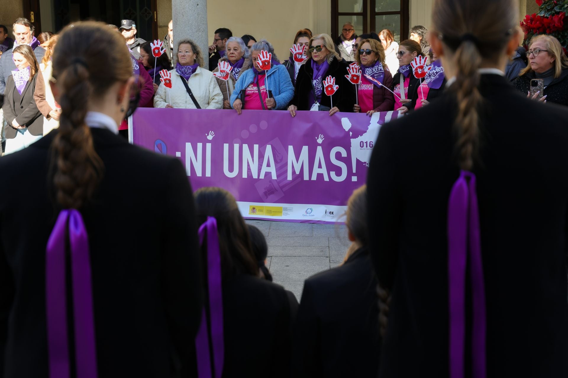 Imágenes del 25-N en Villanueva de la Serena