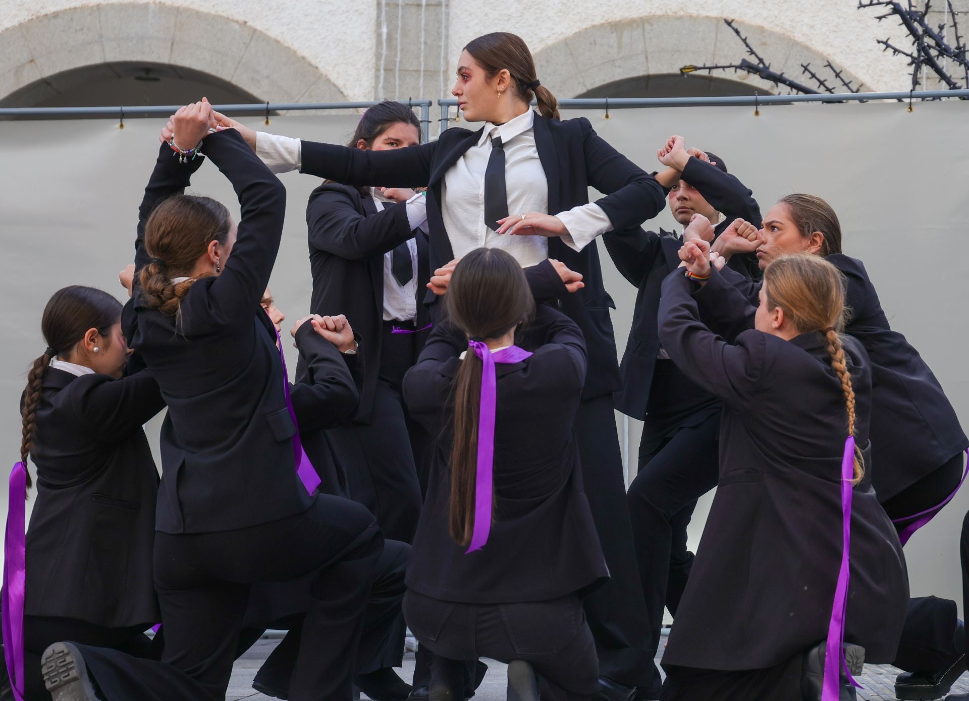 Imágenes del 25-N en Villanueva de la Serena