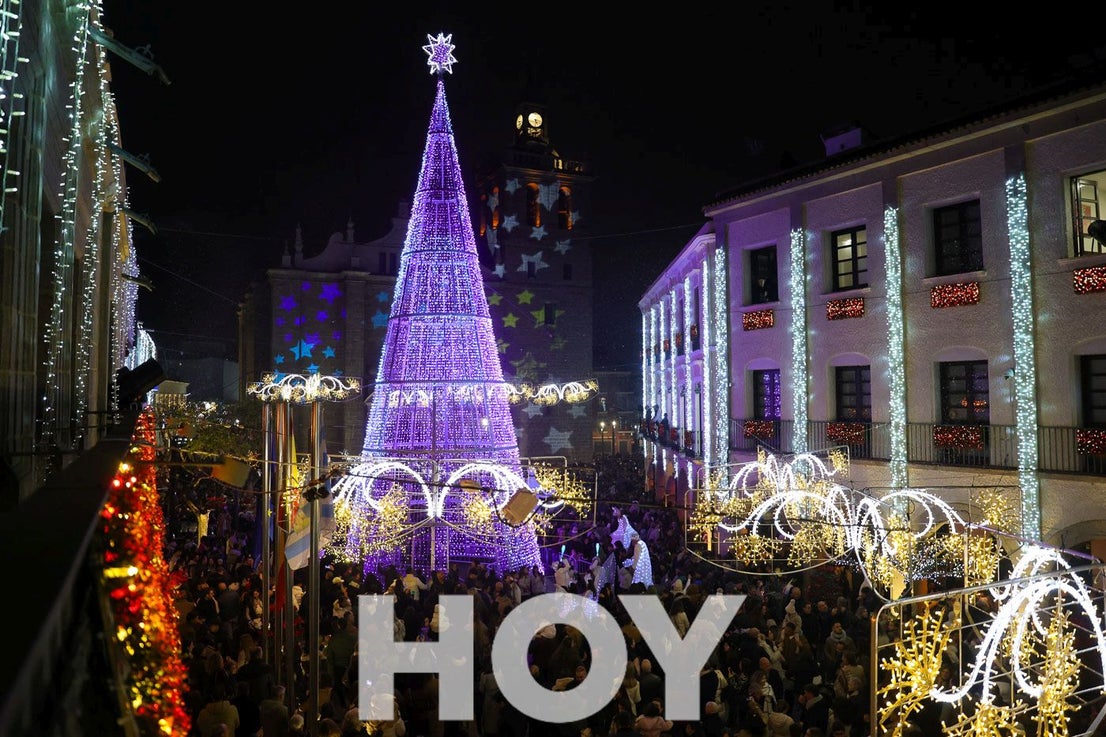 Villanueva ya presume de su alumbrado navideño