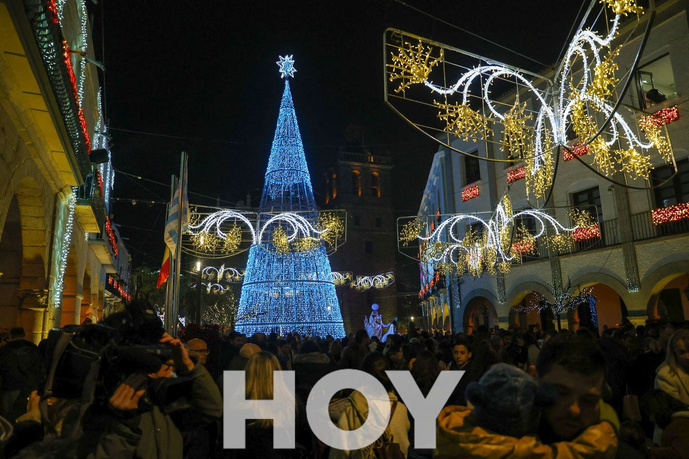 Villanueva ya presume de su alumbrado navideño