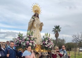 La Virgen de la Aurora regresa a la localidad el 24 de enero