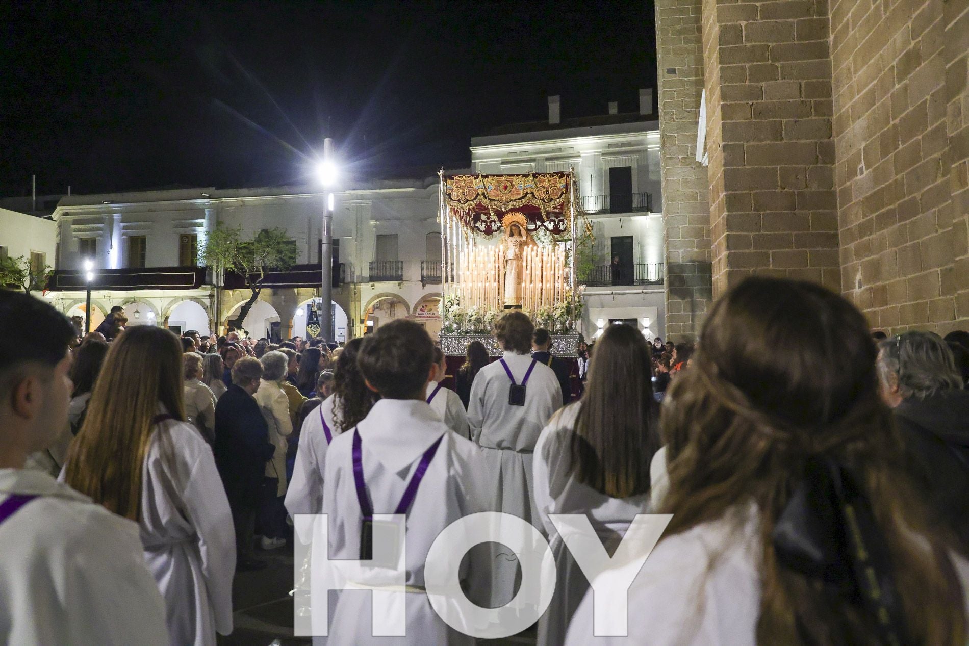 Imágenes de 'La Guapa' y 'La Borriquita' en Villanueva de la Serena