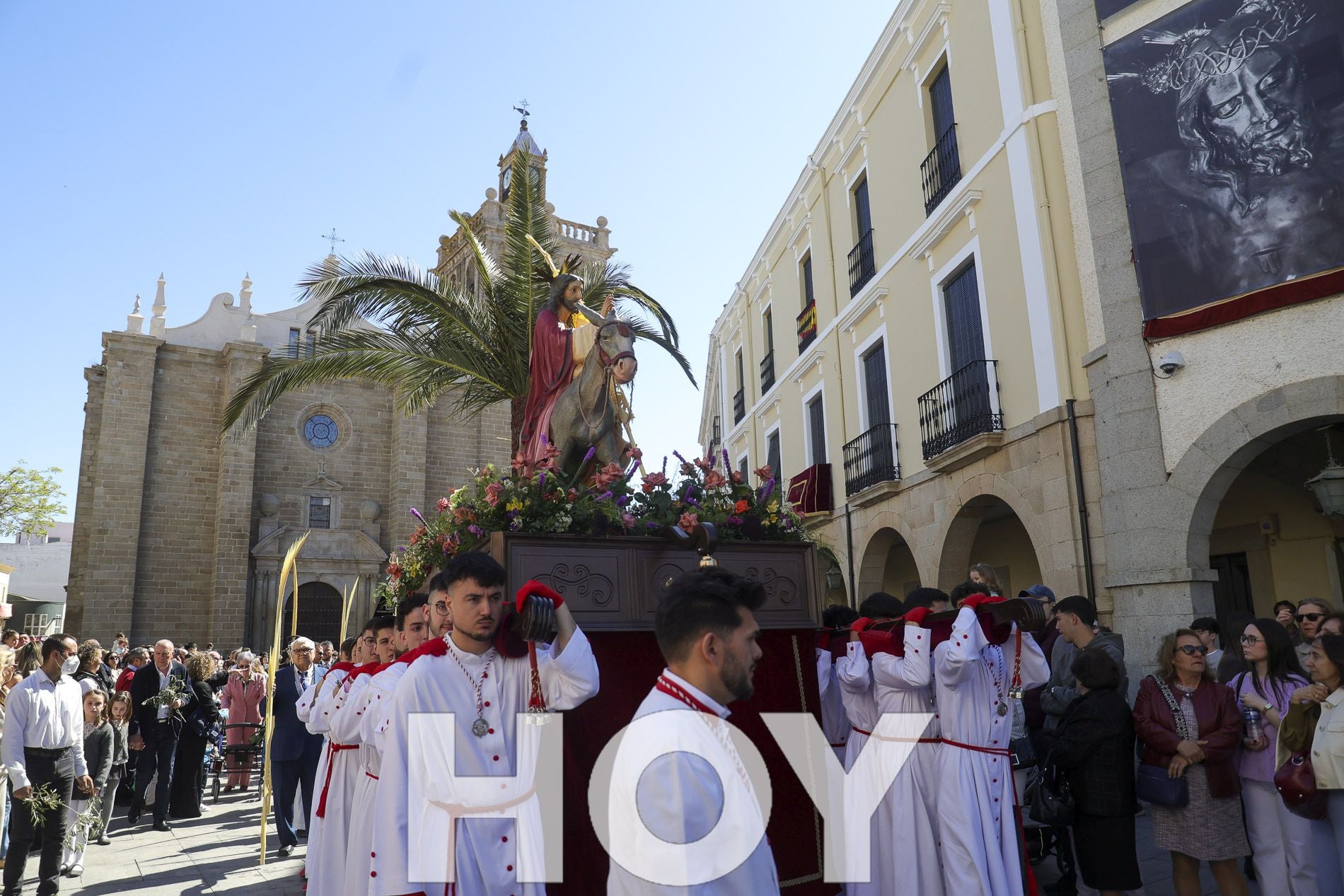 Imágenes de 'La Guapa' y 'La Borriquita' en Villanueva de la Serena