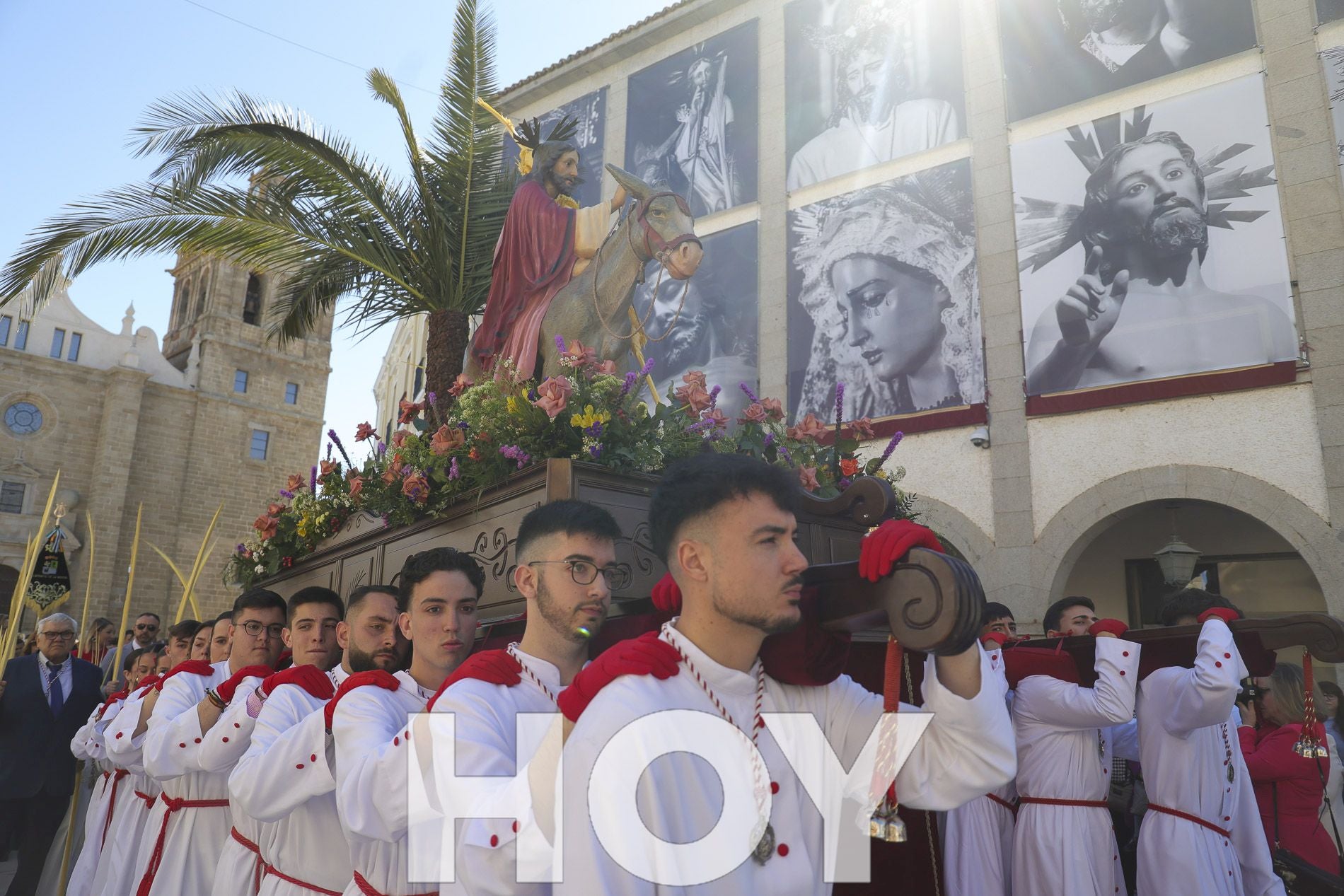 Imágenes de 'La Guapa' y 'La Borriquita' en Villanueva de la Serena