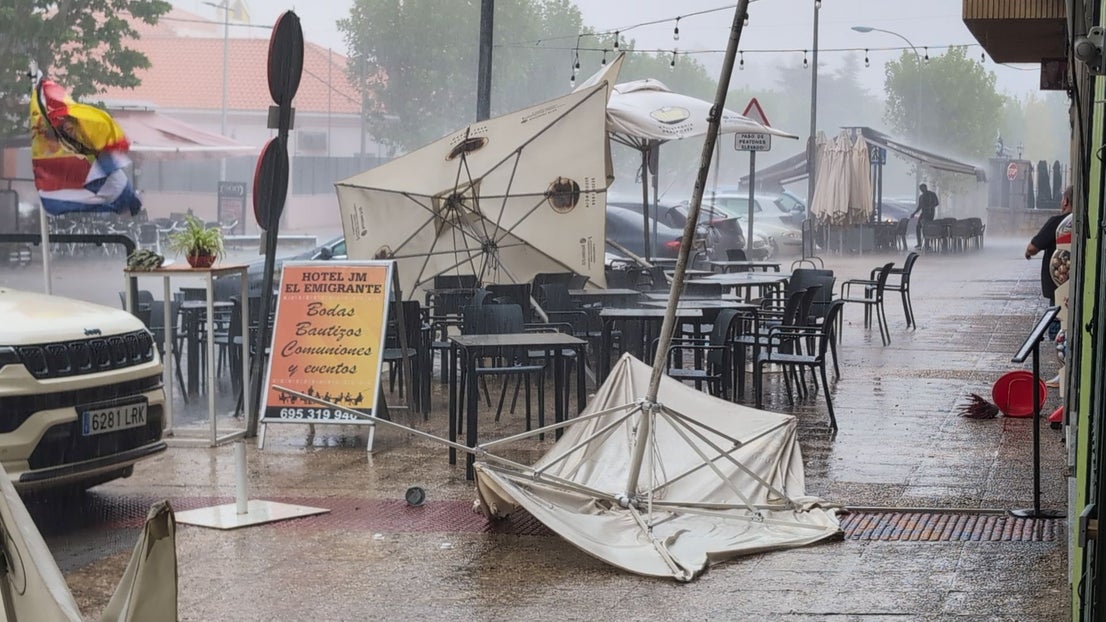 Numerosas incidencias por la lluvia en Villanueva de la Serena