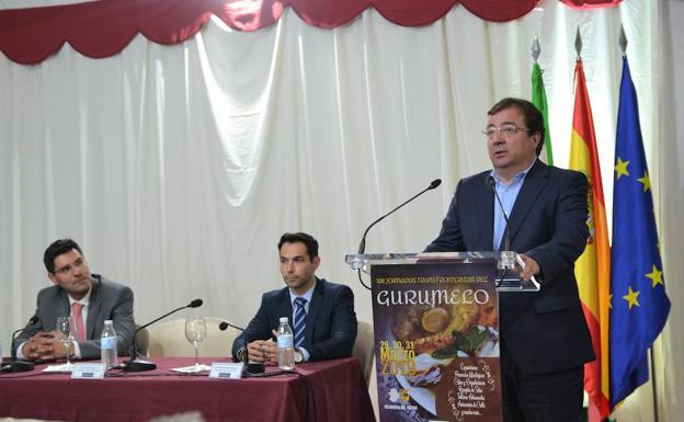 Intervención del presidente Guillermo Fernández Vara.