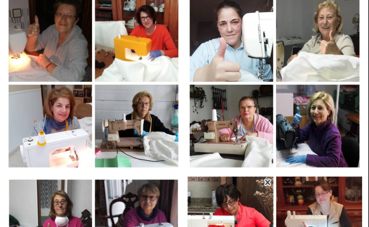 Algunas de las mujeres que participan en el proyecto. A.P