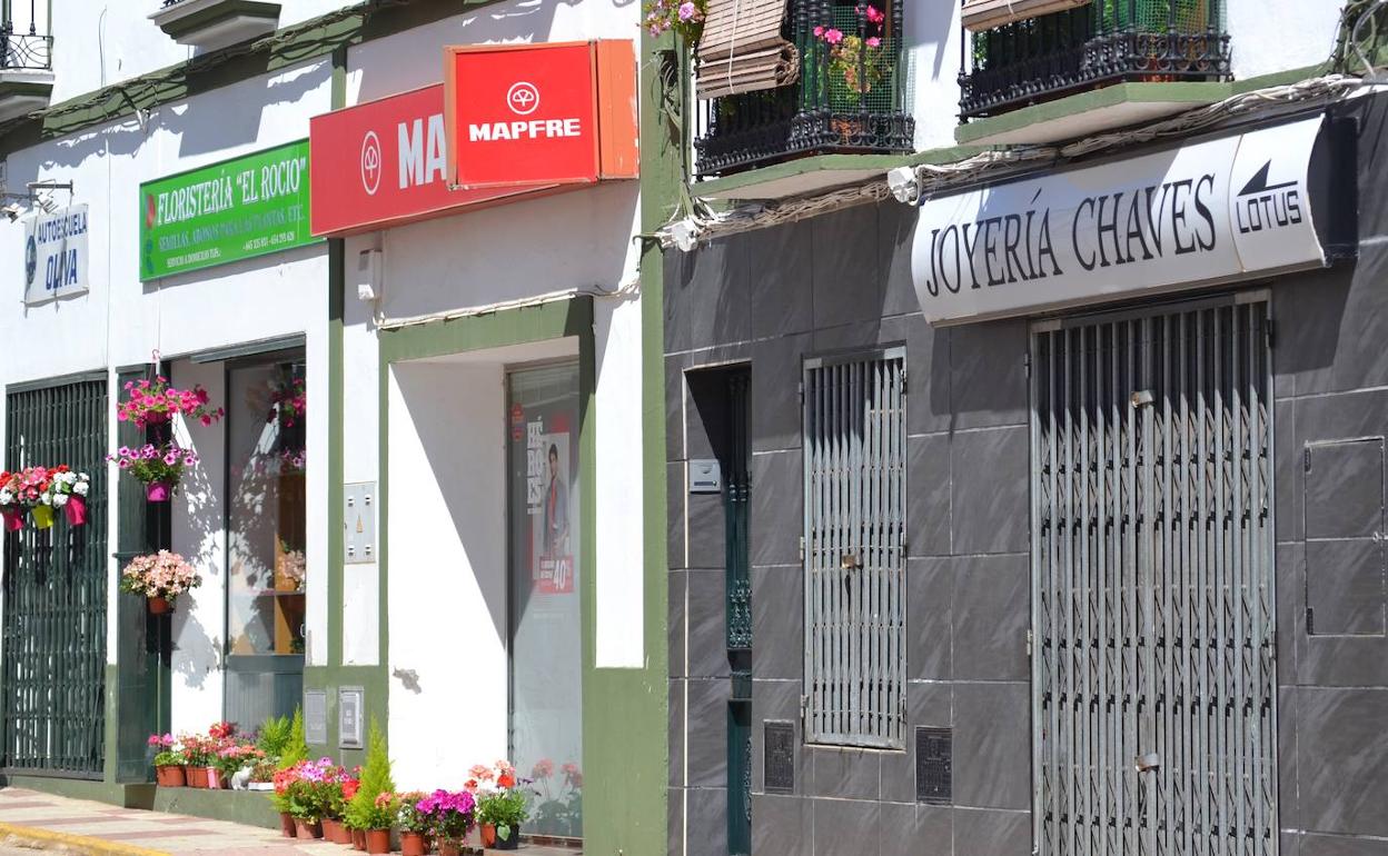 Diversas empresas de la localidad.