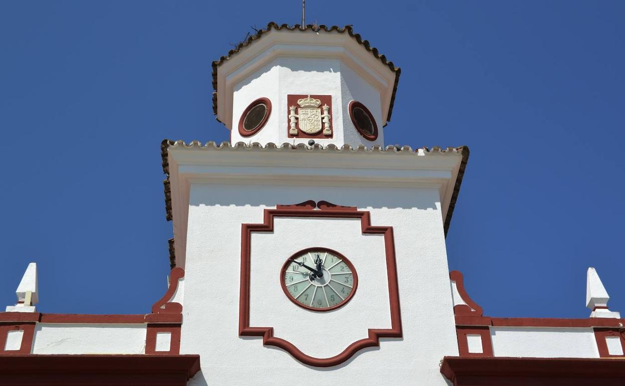 Torre del reloj en el Consistorio.