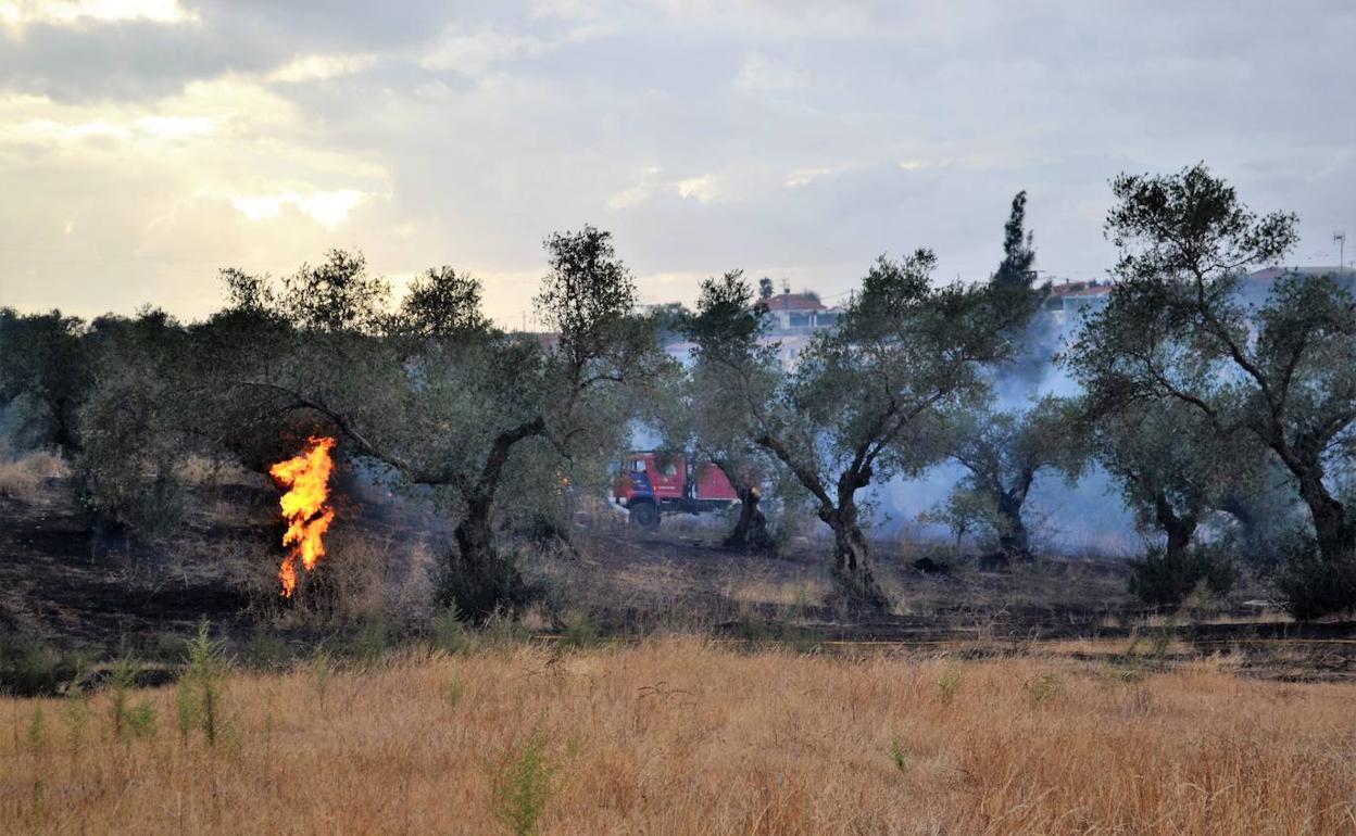 Incendio de la localidad, imagen de archivo.