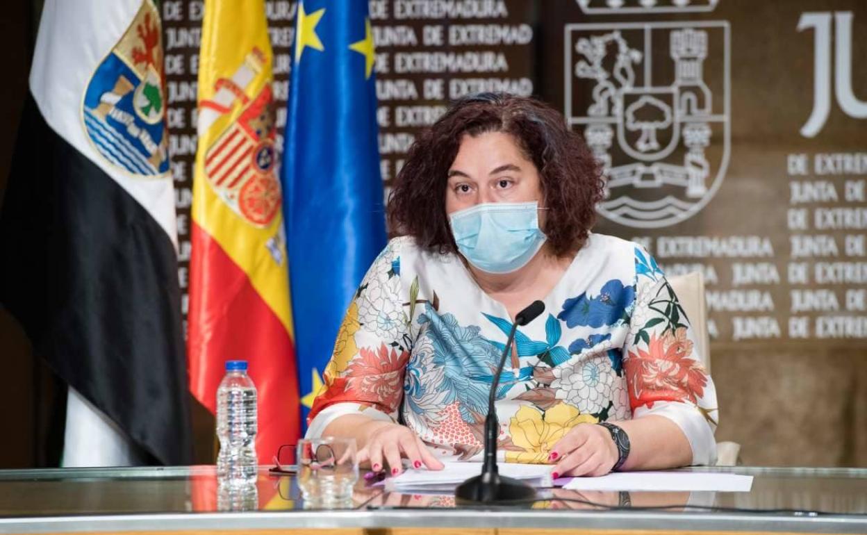 Consejera de Agricultura Begoña García. 