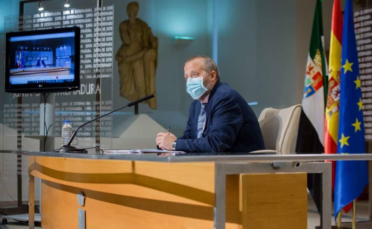 El consejero de Economía, Ciencia y Agenda Digital, Rafael España. 