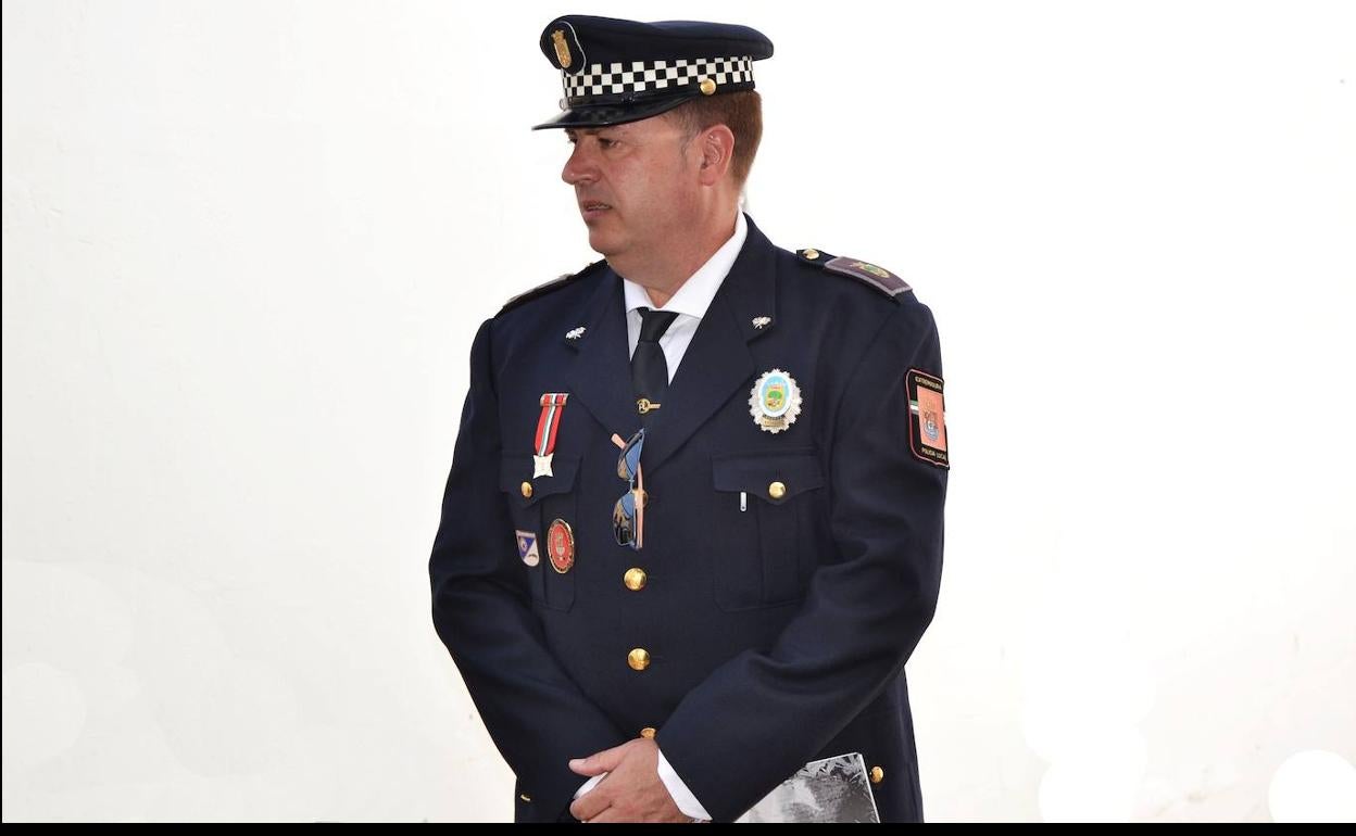 El jefe de la Policía Local del Ayuntamiento de Villanueva del Fresno, Francisco Javier Salas Farías. 