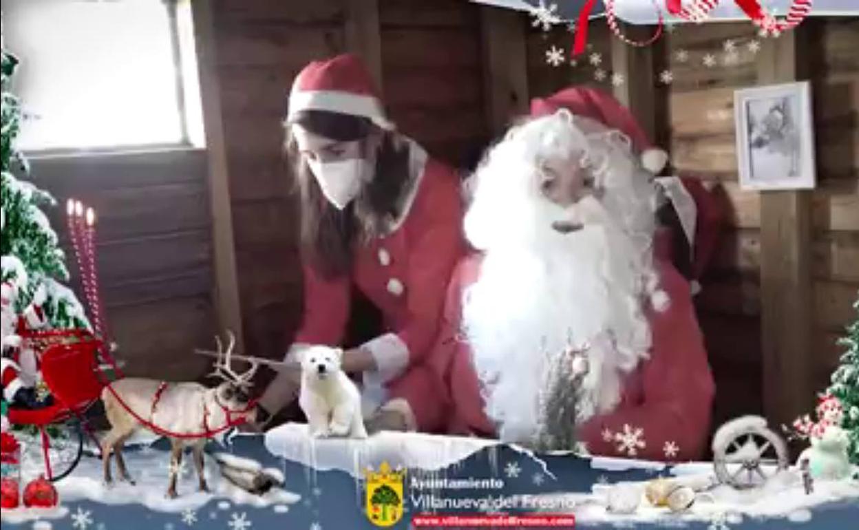 Imagen del mensaje de Papá Noel.
