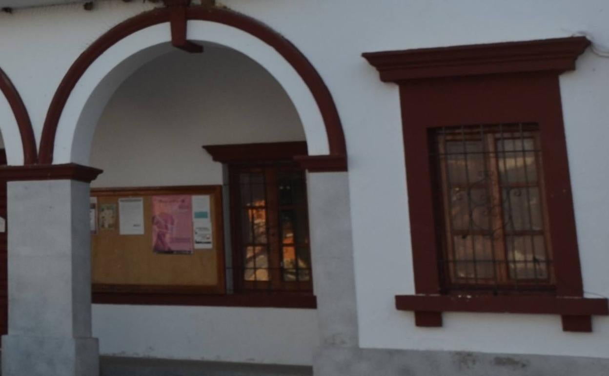 Detalle de la ventanilla de reparto.