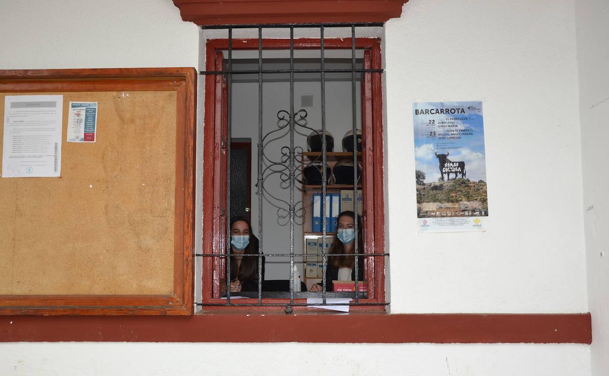 Ventanila de reparto de las acciones.