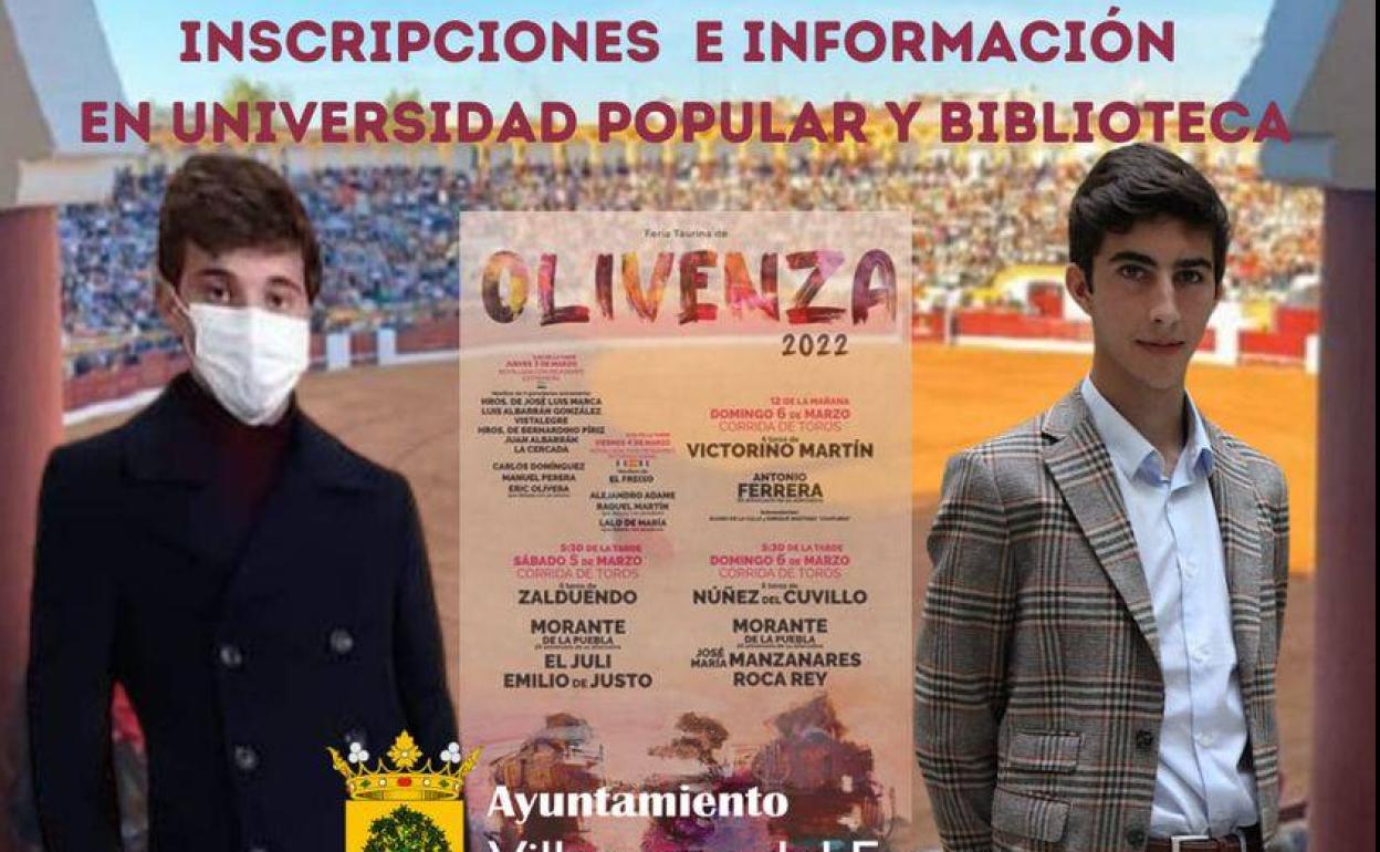 El Ayuntamiento fleta un autobús para ir al debut de Eric Olivera con picadores y para la corrida de Manuel Perera en Olivenza